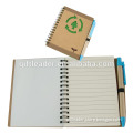 ECO A6 Recycled Spiral Notebook with Recycled Pen